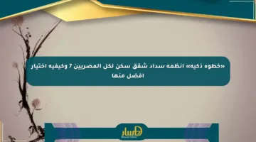 «خطوة ذكية» أنظمة سداد شقق سكن لكل المصريين 7 وكيفية اختيار أفضل منها
